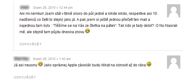 Apple iPhone 4: Diskuze na webu Jablickar.cz